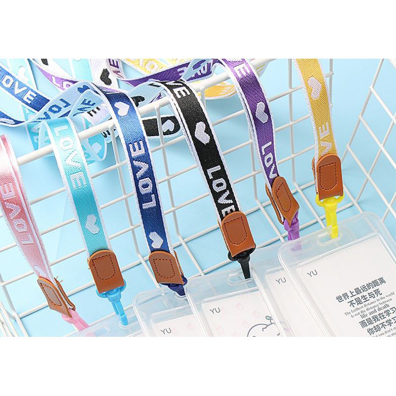 Thẻ đeo bảng tên nhân viên văn phòng kèm dây