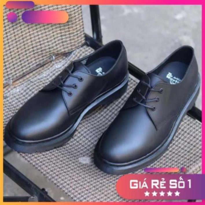 [Sale 3/3] Giày Da Bò 1461 2020 Full Black .Giày Dr.Martens Thailand Chính Hãng(1461.F.Black) Sale 11 -op1 " az