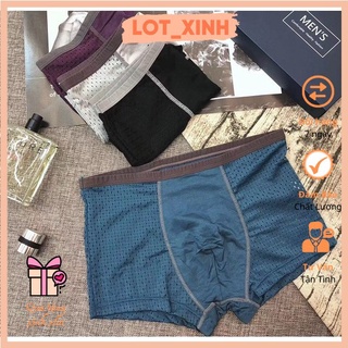 HỘP 4 QUẦN LÓT NAM BOXER THÔNG HƠI XUẤT NHẬT HÀNG CHẤT LƯỢNG