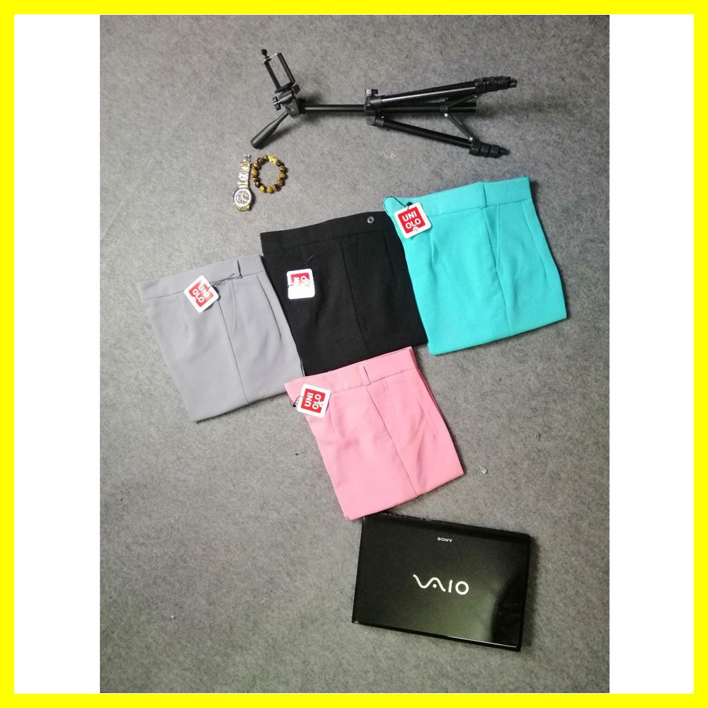 Quần Baggy Nữ Vải màu hồng