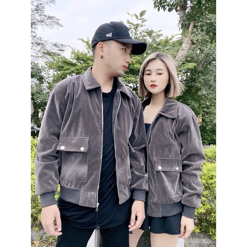 áo khoác nhung lót lông