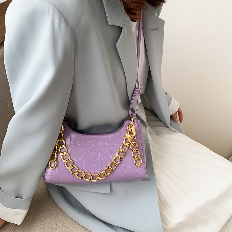 [NEW] TúI Kẹp Nách Kết Hợp Đeo Chéo Dây Xích Trẻ Trung X841