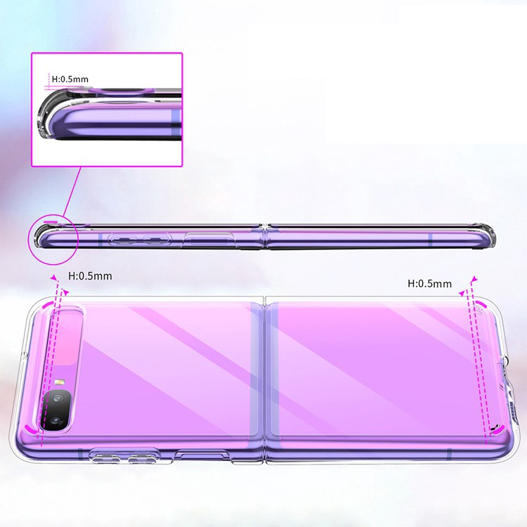 Ốp Điện Thoại Cứng Trong Suốt Chống Sốc Chống Trầy Xước Cho Samsung Galaxy Z Flip 4 Z Flip 3 2 1 5G Z Flip 4