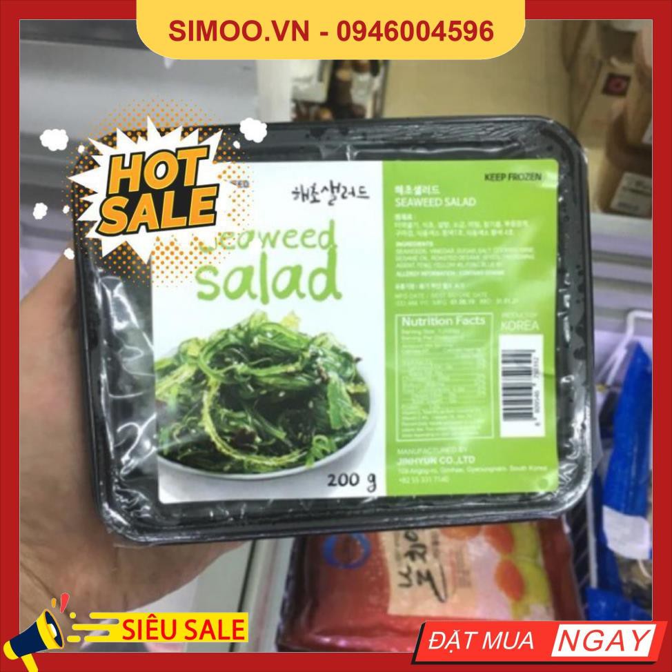 💥 ⚡ SẢN PHẨM CHÍNH HÃNG ( RONG BIỂN TƯƠI LÀM SALAD 200GR/GÓI (SHOP XIN PHÉP CHỈ SHIP Ở HÀ NỘI VÀ CÁC TỈNH LÂN CẬN)