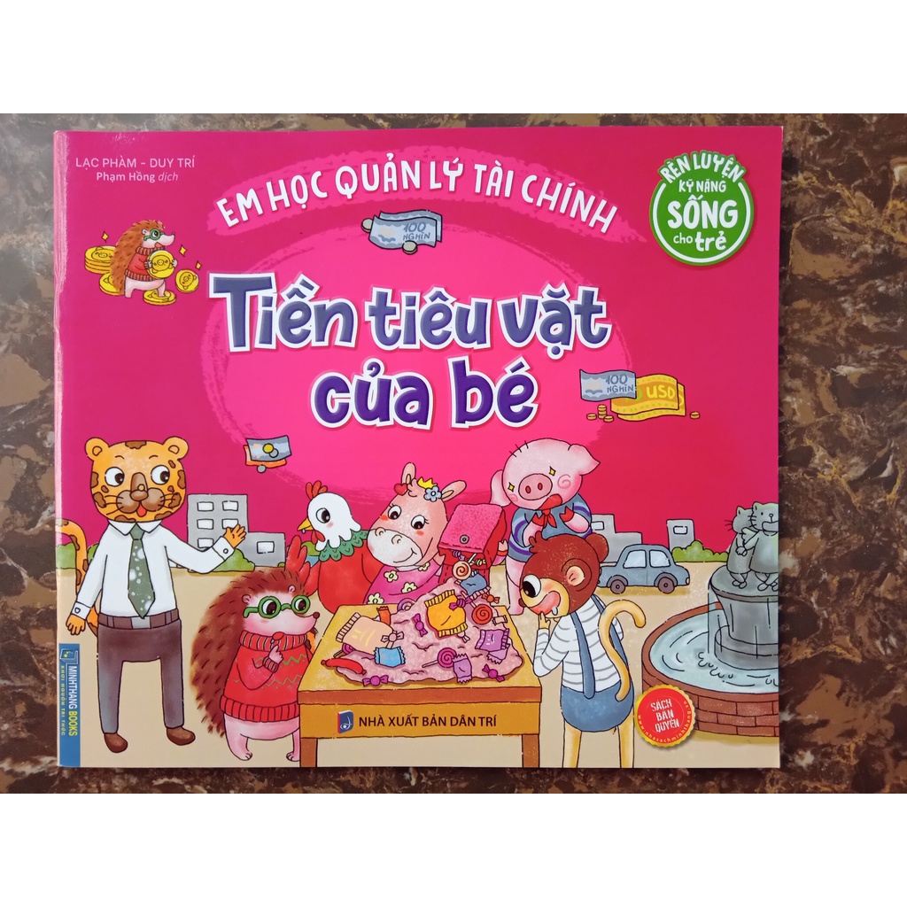 Sách - Rèn Luyện Kỹ Năng Sống Cho Trẻ - Em Học Quản Lý Tài Chính - Tiền Tiêu Vặt Của Bé