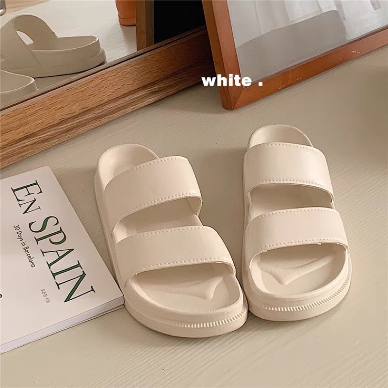 SẴN LẺ SIZE, IB SHOP TRƯỚC _ Dép ullzang quai ngang bản Hàn xinh xắn
