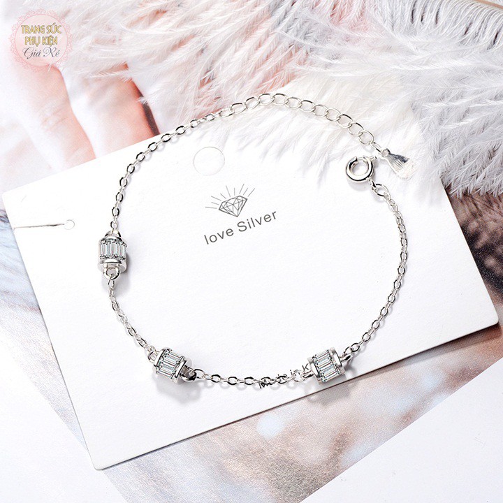 Lắc tay bạc ý S925 thời trang Hàn thanh mảnh, cực dễ thương - LT72