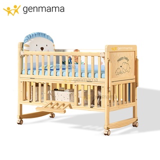 Cũi 2 tầng 6 chức năng,3 mức nâng hạ,kích thước10590cm,Nôi cũi trẻ em,Gỗ thông cao cấp