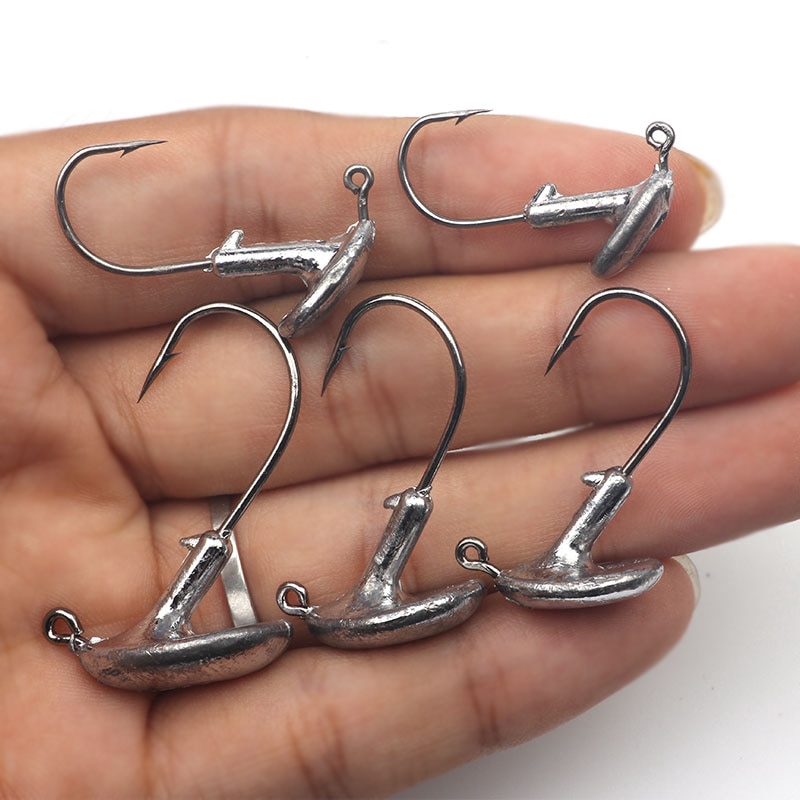 Bộ 5 Mồi Câu Cá Đầu Mềm 3.5g 5g 7g 10g 14g