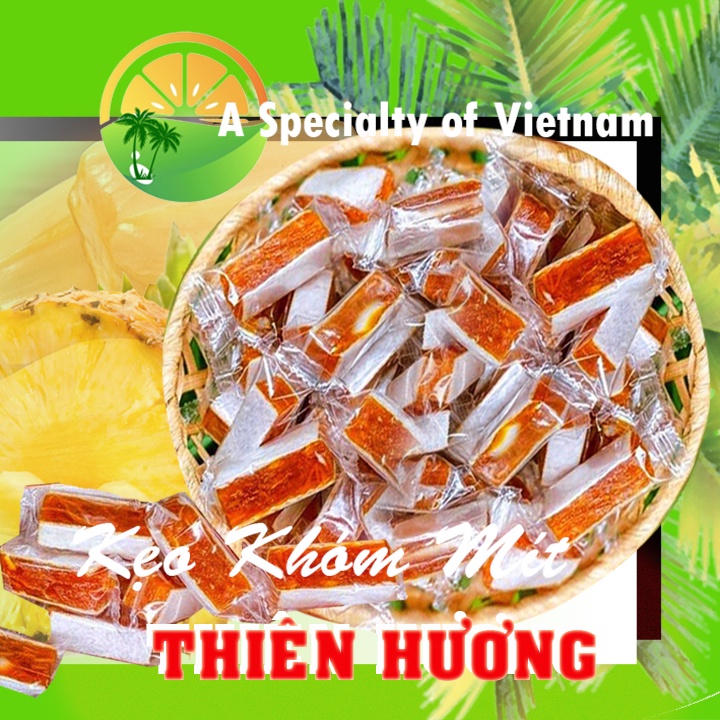 Kẹo khóm mít - đồ ăn vặt