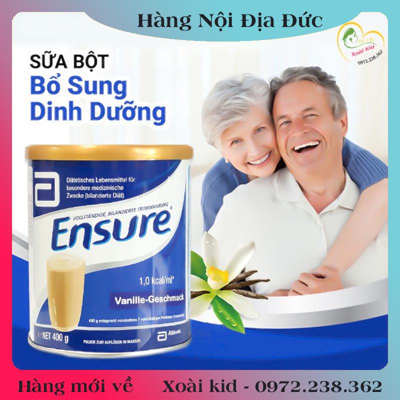 [auth] Sữa Ensure của Đức 400g Date mới- Nội địa Đức Đủ Bill [Hot]