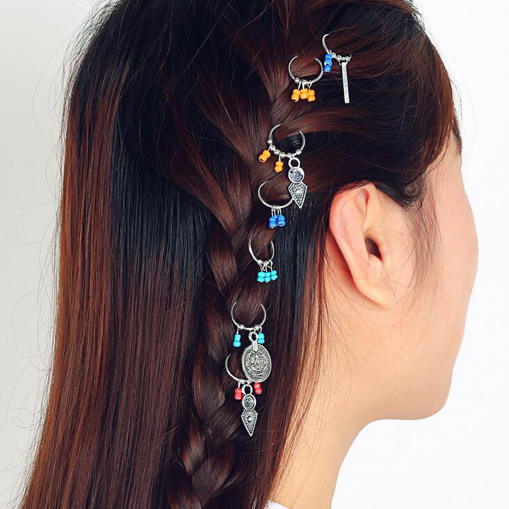 Set 5 Phụ Kiện Trang Trí Tóc Tết Cho Nữ