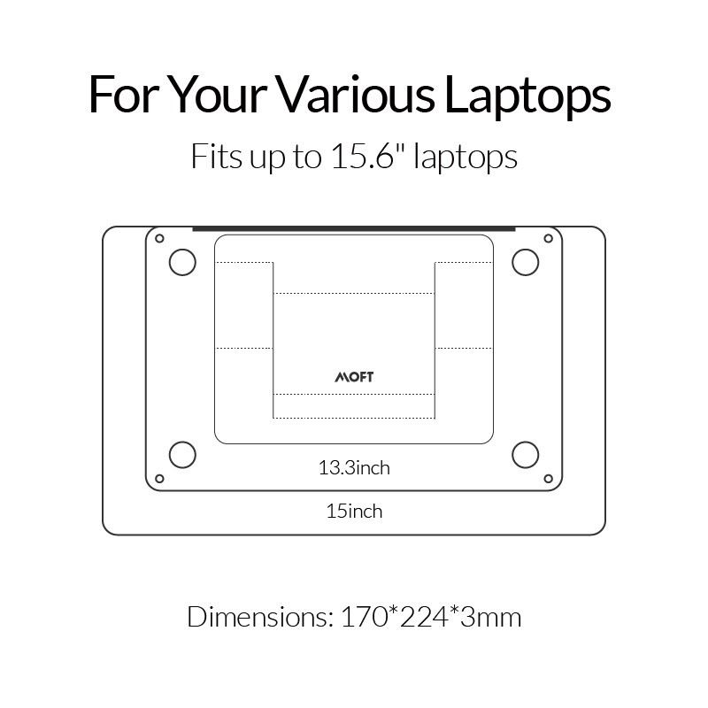 Giá Đỡ MOFT Cho Laptop Thế Hệ 2 11.6 &quot;- 15.6&quot;