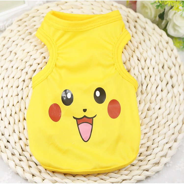 Áo Sơ Mi Họa Tiết Hoạt Hình Giữ Ấm Cho Thú Cưng Chó Mèo Thỏ