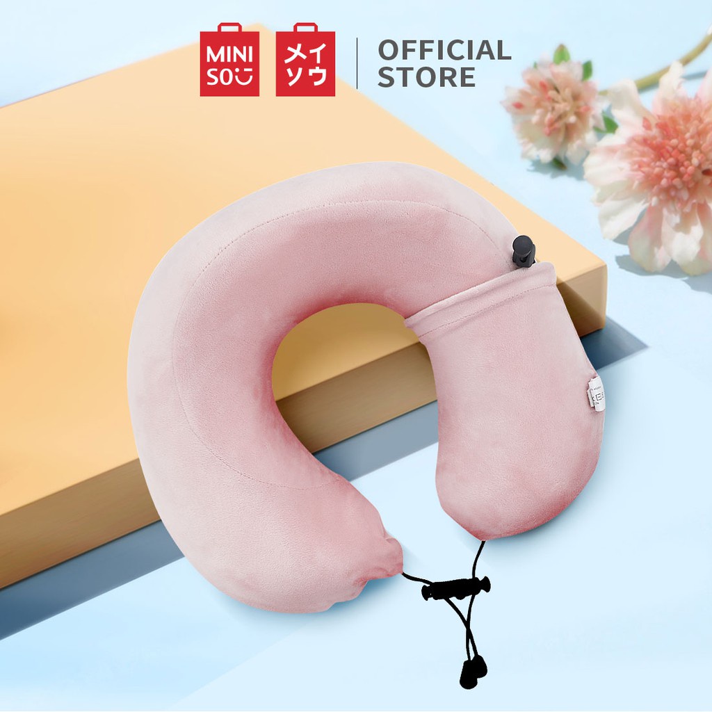 Gối ngủ chữ U kê cổ Miniso (Nhiều màu)