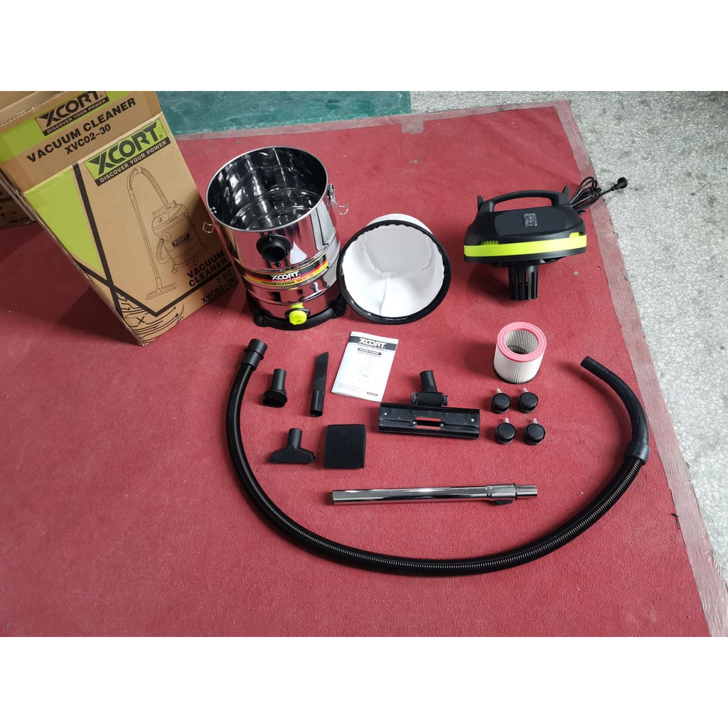 Máy Hút Bụi Công Nghiệp 30L-Máy hút bụi công nghiệp khô và ướt 2000W XCORT