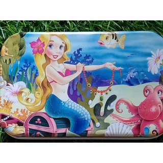 Bộ ghép hình (puzzle) 60 mảnh hộp sắt