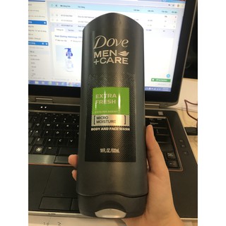 Sữa Tắm Cho Nam Dove Men Care Extra Fresh Body and Face Wash