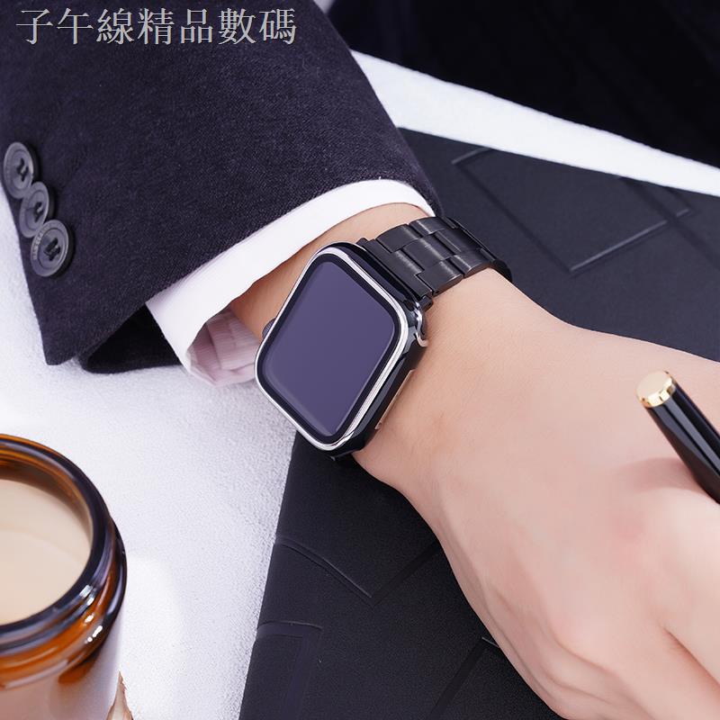 ┅☃□Dây đeo da màu trơn cho đồng hồ thông minh Apple Watch iwatch2 / 3 / 4 / 5 / 6 / SE