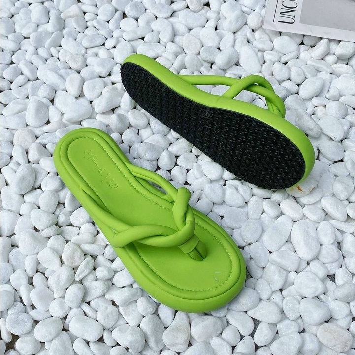 Dép Nữ BỆT Xỏ Ngón Quai Xoắn Thời Trang Mix Nhiều Màu Hot Trend TRINH LÊ SHOP GIÀY DÉP TL8922