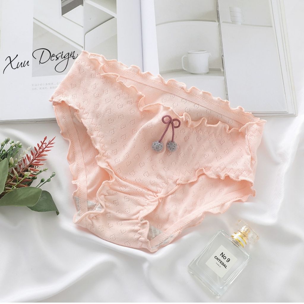 Quần lót nữ Cotton mềm mịn cao cấp họa tiết siêu dễ thương - Xuu design QC24 | BigBuy360 - bigbuy360.vn