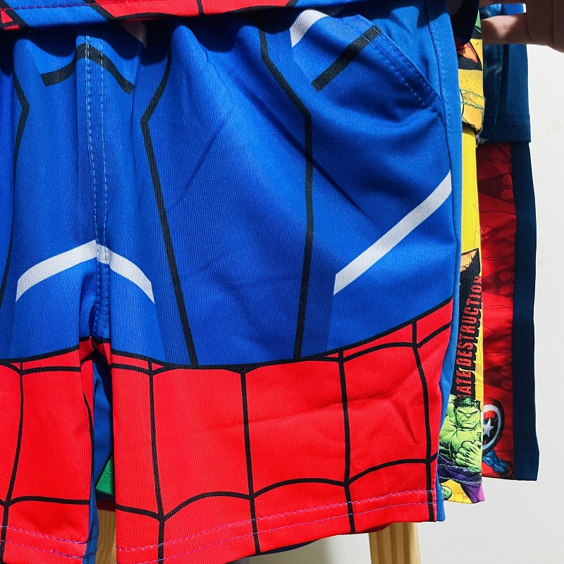 Bộ quần áo siêu nhân người nhện, spiderman, đồ lửng bé trai B171 tặng kèm choàng và mặt nạ