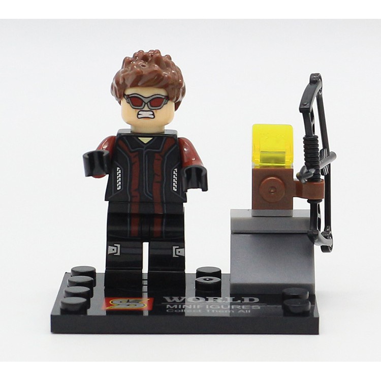 Set 8 mô hình nhân vật siêu anh hùng Marvel Iron Man Hulk Thor Sy271 trưng bày trang trí