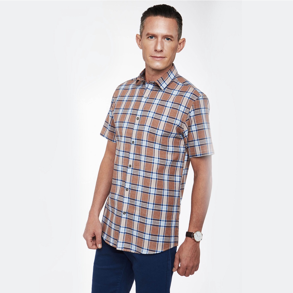 N&amp;M Áo sơ mi nam thời trang tay ngắn 1908103