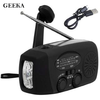 Radio tích hợp đèn pin năng lượng mặt trời tùy chọn màu sắc