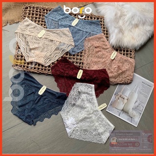Quần lót ren nữ gợi cảm sexy siêu mỏng nhiều màu, mềm mịn quyến rũ { Màu Ngẫu Nhiên }