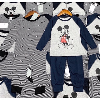 Set 2 bộ HM bozip sọc kẻ mickey