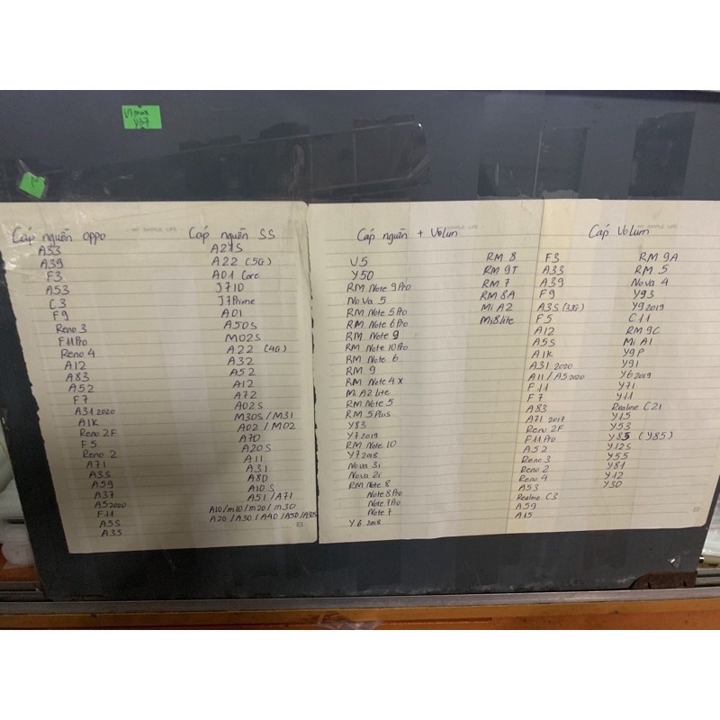 Cáp nguồn liền volume Samsung A11