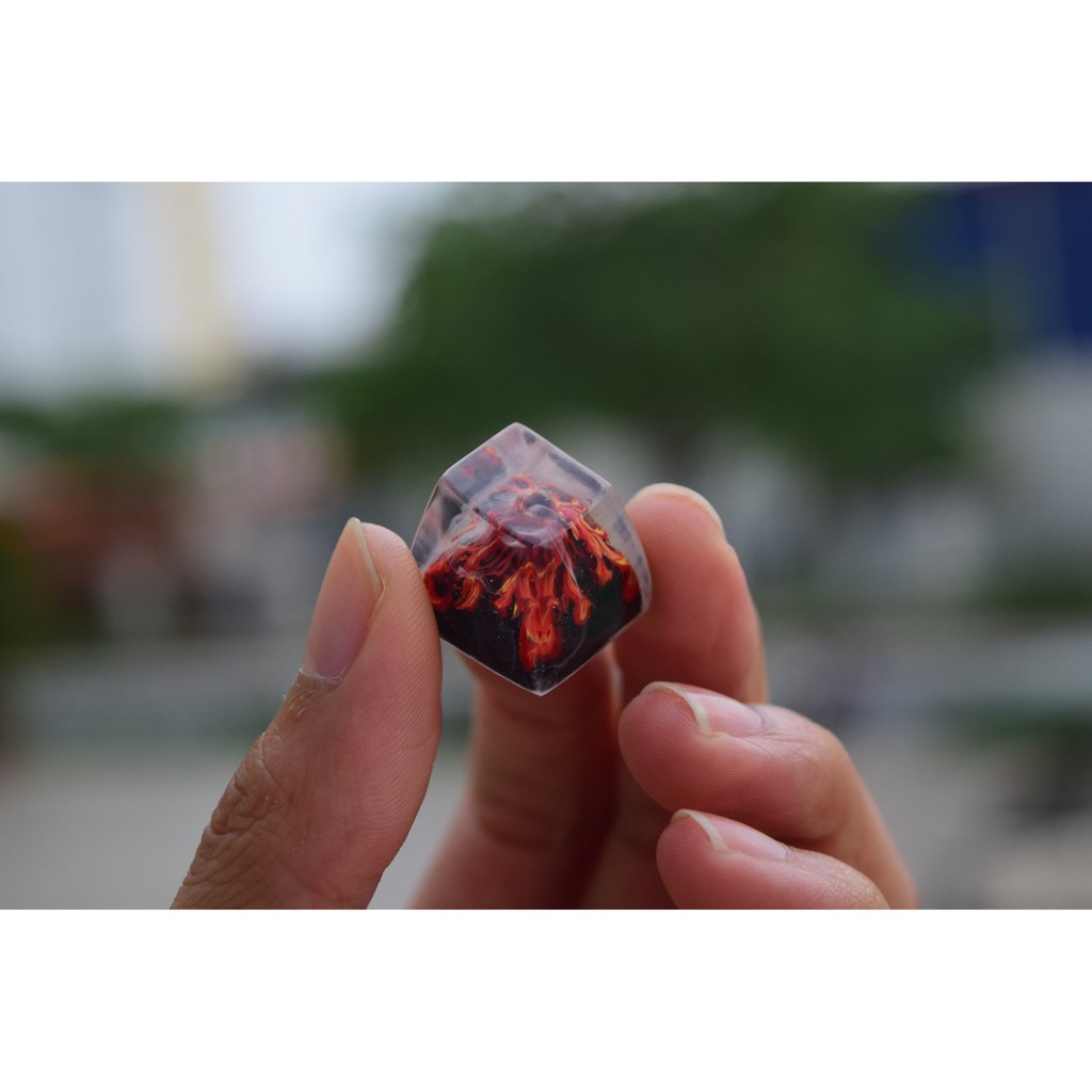 Keycap núi lửa