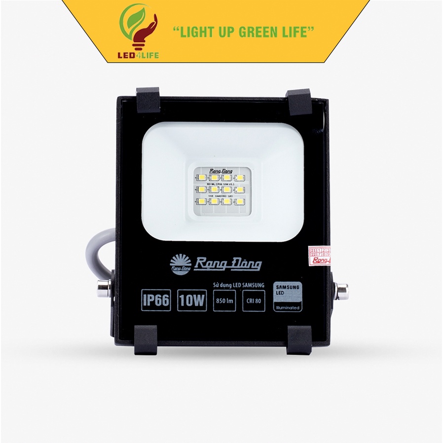 Đèn Pha LED Rạng Đông 10W 20W 30W 50W IP65, Chống Bụi, Chống Nước,Chiếu sáng ngoài trời, Model: CP06 10W 20W 30W 50W