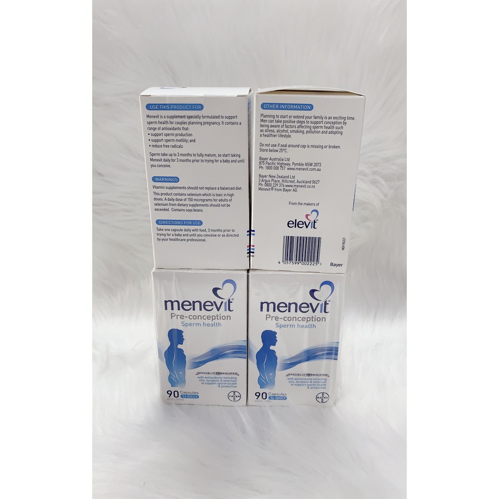 [HÀNG ÚC] Viên Uống Menevit Úc cho nam giới. | Thế Giới Skin Care