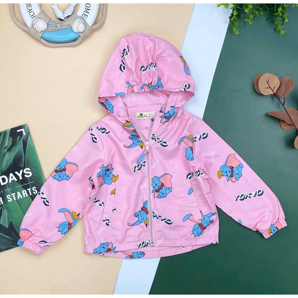 Áo khoác gió có lót cực xinh BT, BG có size từ 6-10 cho bé từ 20-32kg