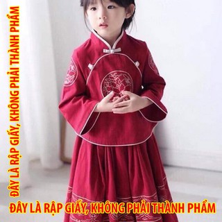 Rập giấy TC004 - Bộ Thượng Hải - bé gái