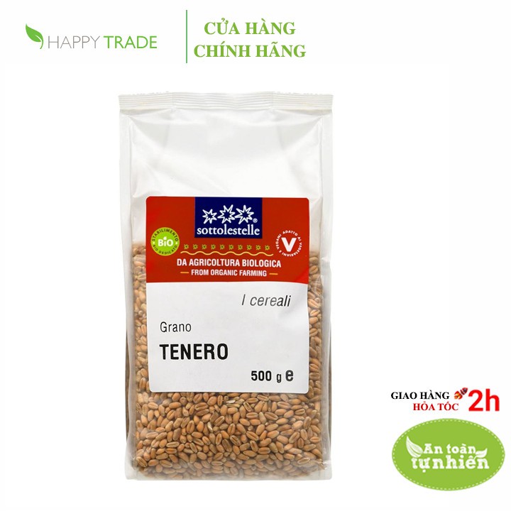 Hạt Cỏ Lúa Mì Hữu Cơ Organic WheatGrass Seeds Sottolestelle 500g