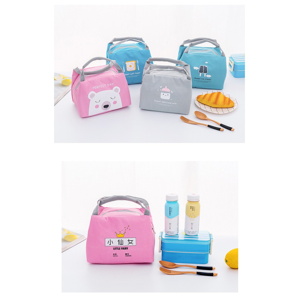 Túi Giữ Nhiệt Hoạt Hình Cute Mẫu Mới - Dumi Shop