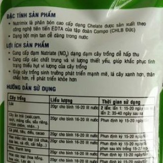 PHÂN BÓN LÁ VI LƯỢNG NUTRIMIX