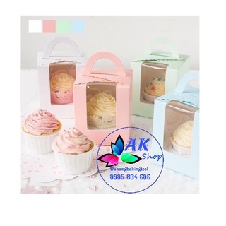 2111.000 SET 10 HỘP GIẤY CUPCAKE 1 BÁNH