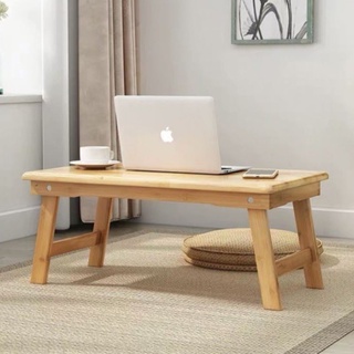 Bàn học gấp gọn đa năng chân xếp gỗ thông tự nhiên kích thước 40x60cm