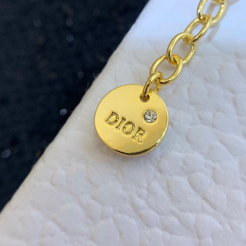 Vòng cổ Dior Thiết Kế Đơn Giản Phong Cách Retro Cho Nữ