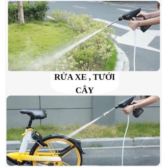 Máy Rửa Xe Pin Chuyên Dụng Dùng Chung Pin MAKITA, Rửa Xe, Phun Cây Cảnh, Xịt Rửa Điều Hoà Tiện Lợi