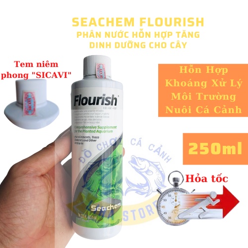 Seachem Flourish 250ml - Phân Nước Hỗn Hợp Bổ Sung Dinh Dưỡng Cho Cây