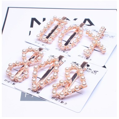 [GIÁ SỈ] KẸP TÓC 6 KIỂU PK99 ULZZANG ĐÍNH HẠT NGỌC NHÂN TẠO CỰC ĐẸP