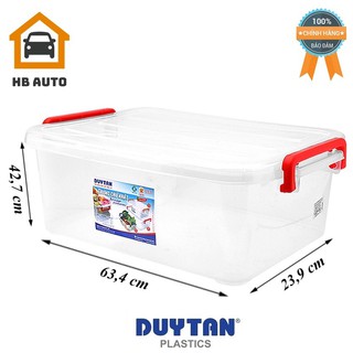 Thùng Nhựa Chữ Nhật Duy Tân Đựng Sách Báo Trong suốt 45 Lít No.0997 Giá Siêu Tiết Kiệm