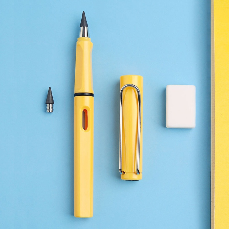 Bộ Bút Chì Không Mực Có Thể Tháo Rời Kèm Gôm Tẩy Tiện Dụng