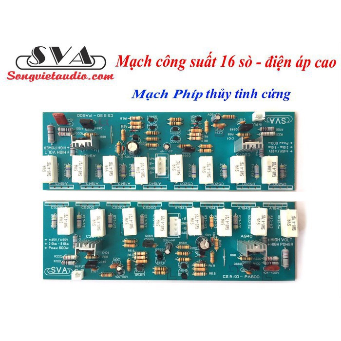 MẠCH CÔNG SUẤT 16 SÒ PA 600 ĐIỆN ÁP CAO - CẶP