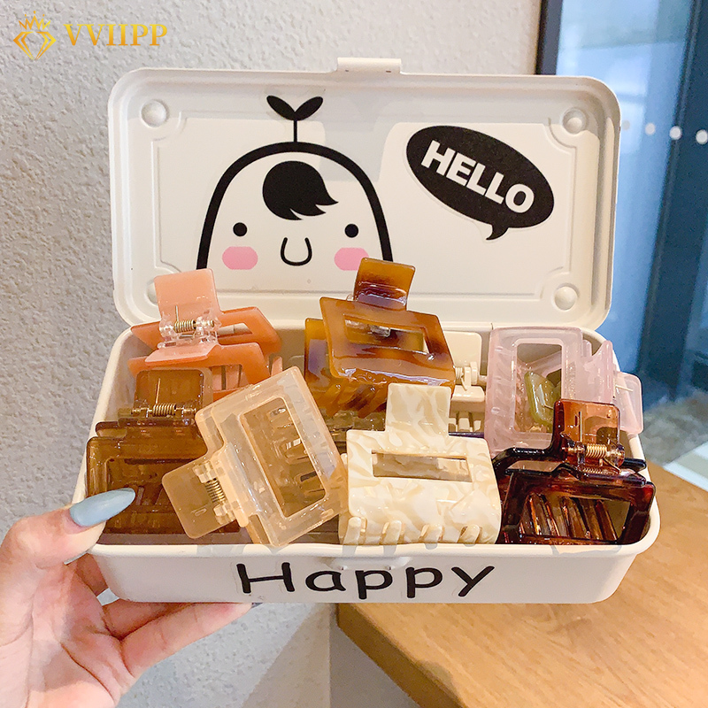 Kẹp Tóc Nhựa Trong Suốt Thời Trang Hàn Quốc Cho Nữ